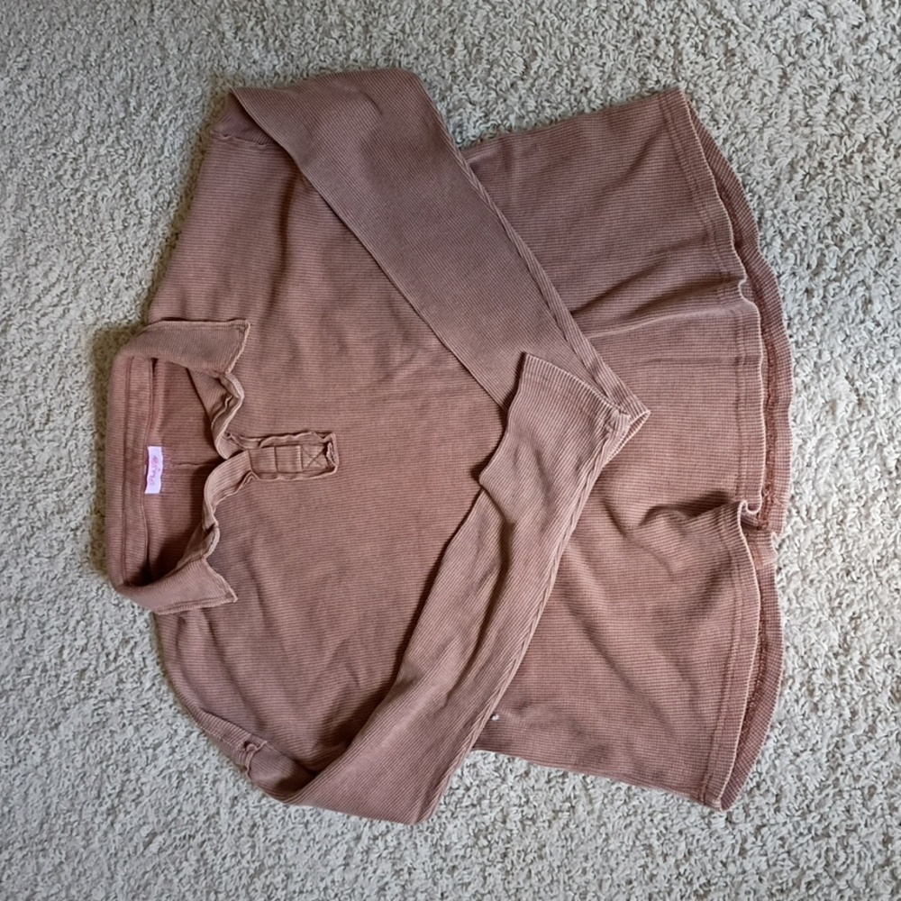 Pink Lily Taupe Women's Sweater